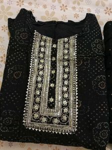 Xl kurti plazo set with duptta