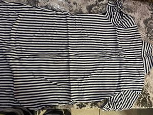 Blue Stripes Midi Dress