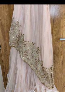 Elegant Pink Embellished Gown