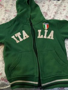Green Colour Winter Wear Jacket