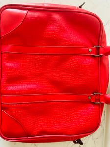 Premium Red Laptop Bag For Women