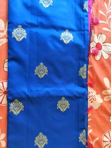 New Saree With Blouse 34-38 Size