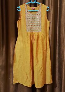 Kurti with Embroidery Work Size 38 inches