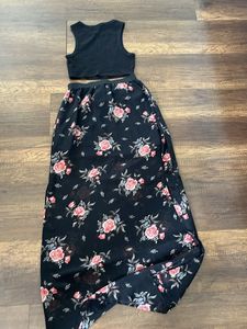HnM top and skirt