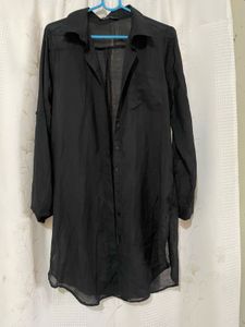 black button up shirt