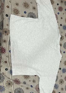 Boxy Oversized Sleeves Off-White Top