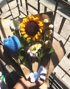 Pinterest Crochet flower bouquet