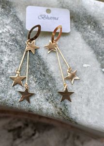 Buy1Get1Free|Silver Peacock Ear Cuff&amp;Star Earrings
