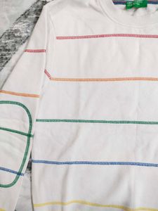 Benetton Striped Sweater