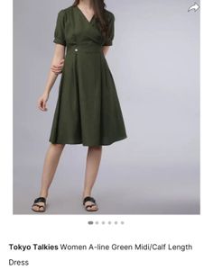 Olive Green Dress