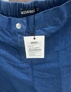 Blue Wide Leg Pants