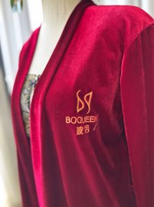 Korean Velvet Night Robe