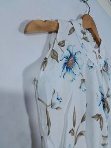 Fam Glam White with Floral Print  Jumpsuits(Women&#39;s)