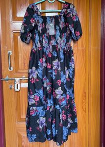 Floral Print Midi Dress