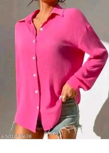 Pink Button-Down Shirt