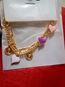 Heart Charm Or  Butterflies Bracelet