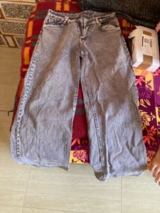 Wide Leg Denim Jeans