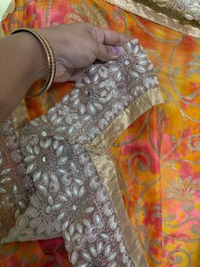 Elegant Orange Dupatta