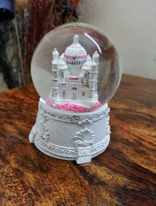 Taj Mahal light Snow Globe