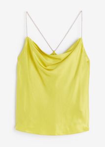 Rhinestone Strap Cami Top