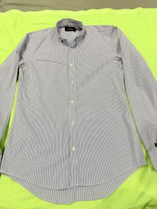 Scotch &amp; Soda Blue Checked Dress Shirt