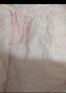 Pink Sparkle Pajama And Compact Combo