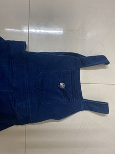 Skirt Dungaree Dress With Free Yellow T-shirt