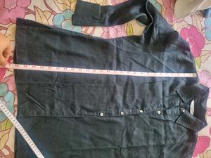 Light Black Linen Shirt