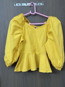 New Athena Branded Flare Sleeve Top Size M