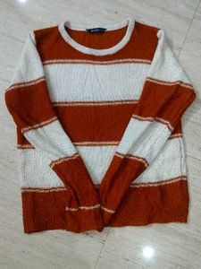 Striped Knit Pullover