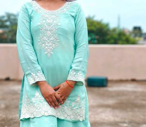 Embroidered Sharara Kurta Sets