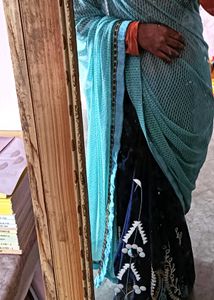 Blue Saree