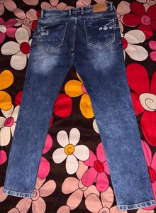 Sky Blue Jeans For Men Length 43inch