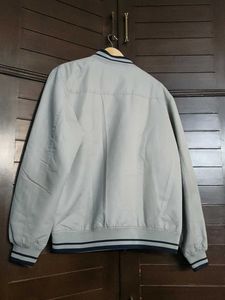 US Polo Assn. Men Grey Blue Bomber Jacket