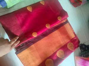 Elegant Red Saree