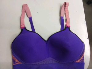 Triumph Women Sports Lightly Padded Bra (Purple)