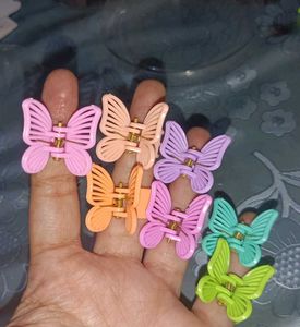 10-Butterfly Hair Clips
