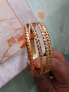Set of 4 Gold Bangles