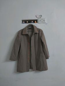 Korean Style Embroidered Trench Coat