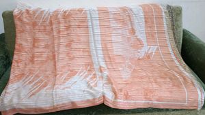 Satin Strips Laining Saree (Price Drop)