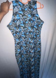 Floral Sleeveless Maxi Dress Size L