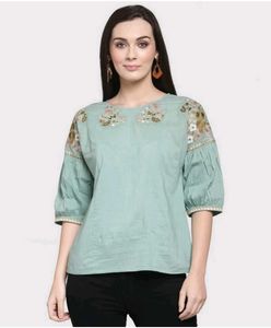 Embroidered Women's Top