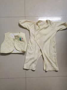 Onesie With Coat For 6 To 9 Months