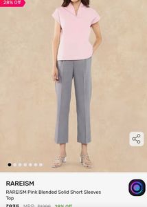 RAREISM Pink Boxy Top