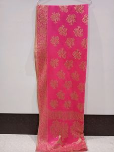 White Pink Gown Suit
