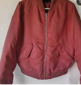 Red Bomber Jacket
