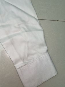White cotton formal shirt