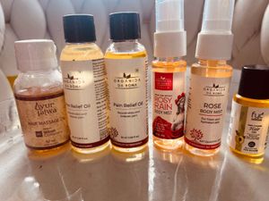 Set Of 6 Body & Hair Oil & Mist