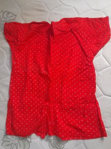 Hot Red 🔥 Night Suit