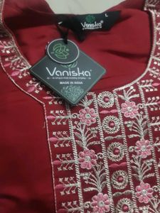Red Kurta Set